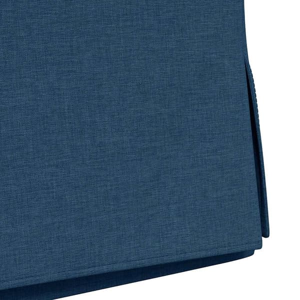 Matstolar 2 pcs Blå 57 x 67 x 98 cm tyg