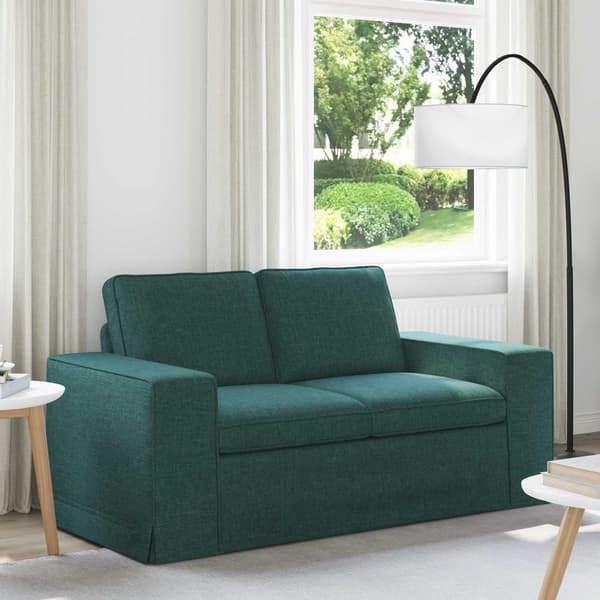 Soffa Mörkgrön 162 x 80 x 82 cm tyg