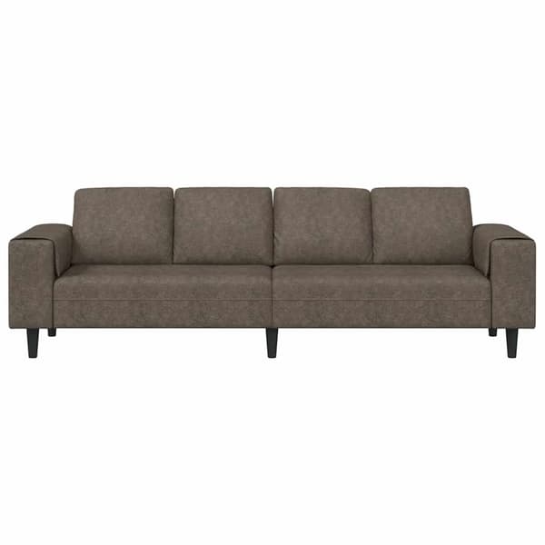Vardagsrumsoffa Mörkgrå 250 x 77 x 76 cm