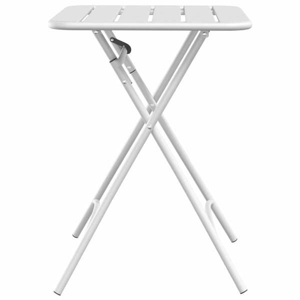 Bistrobord Vit 55 x 55 x 72,5 cm Pulverlackerad stål