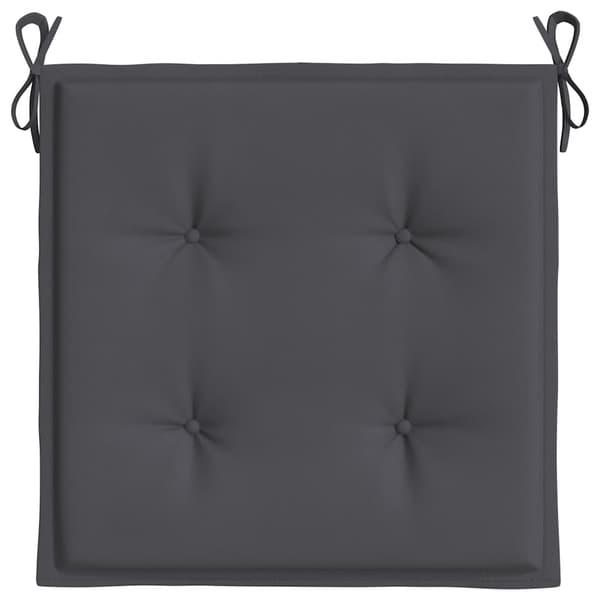 Stolsdynor 4 st antracit 40x40x3 cm oxfordtyg