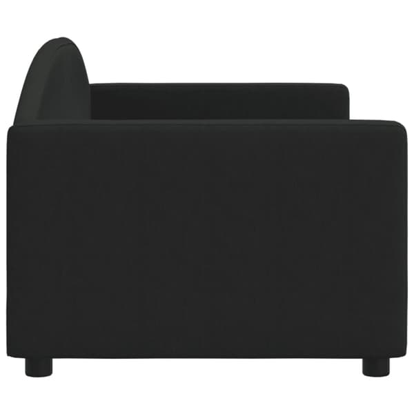 Dagbädd svart 80x200 cm tyg