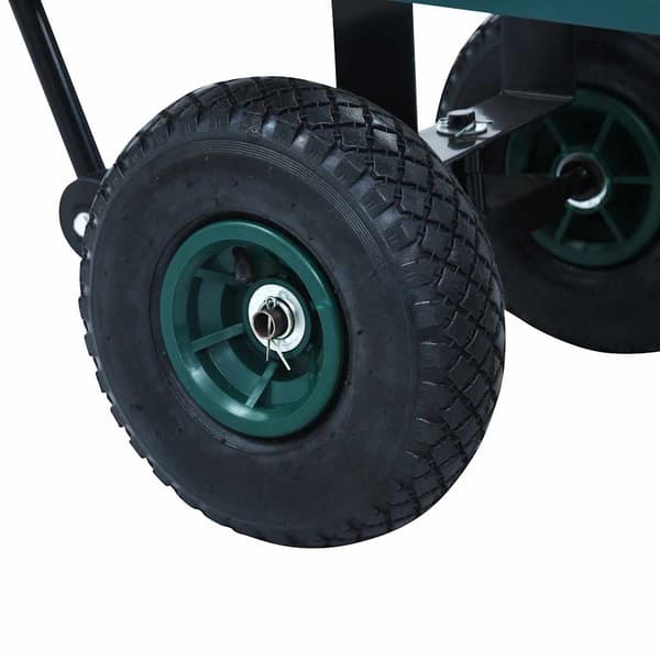 Trädgårdsvagn grön 350 kg