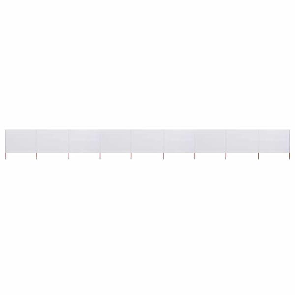 Vindskydd 9 paneler tyg 1200x80 cm sandvit
