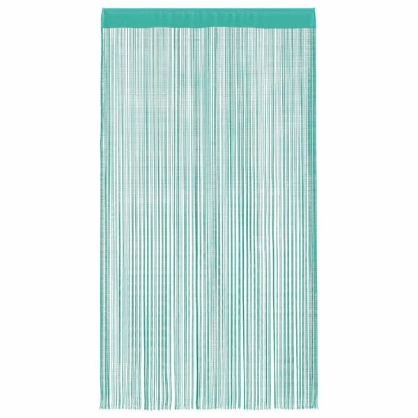 Stränggardiner 2 st turkos 140x250 cm