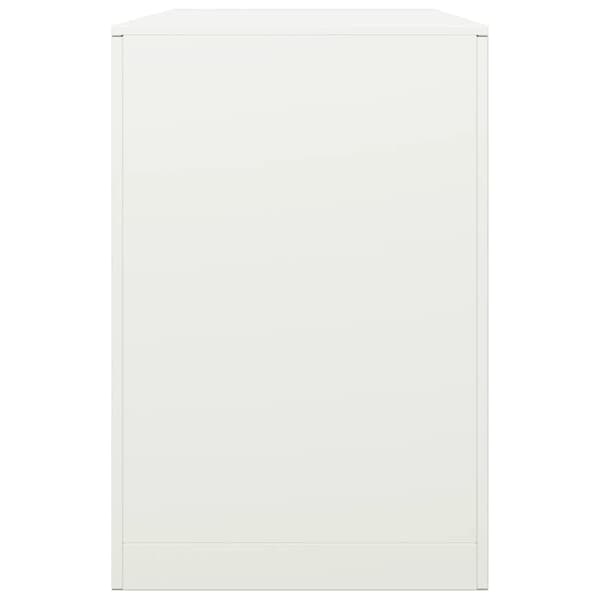 Vedställ vit 100x40x60 cm stål