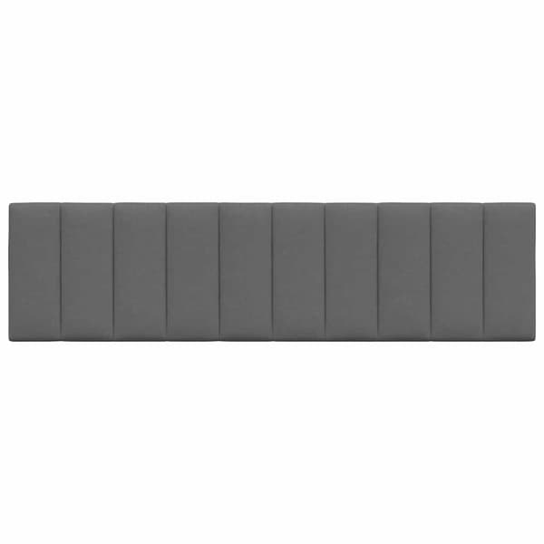 Headboard Cushion "Hanko" Dark Grey 180 cm Fabric