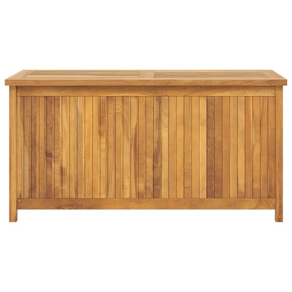 Trädgårdslåda 114x50x58 cm massiv teak
