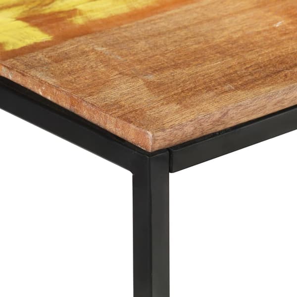 Skänk 150x30x75 cm massivt återvunnet trä