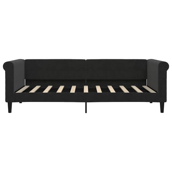 Dagbädd svart 90x190 cm sammet