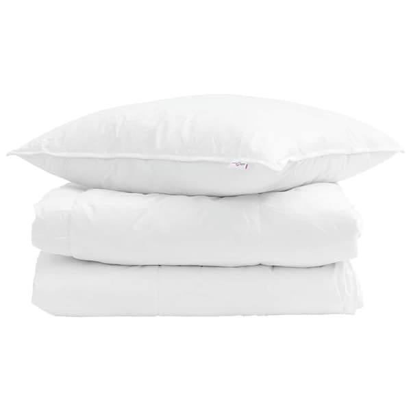 Sommar Duvet med kudde 2 pcs Vit Dunfjäder