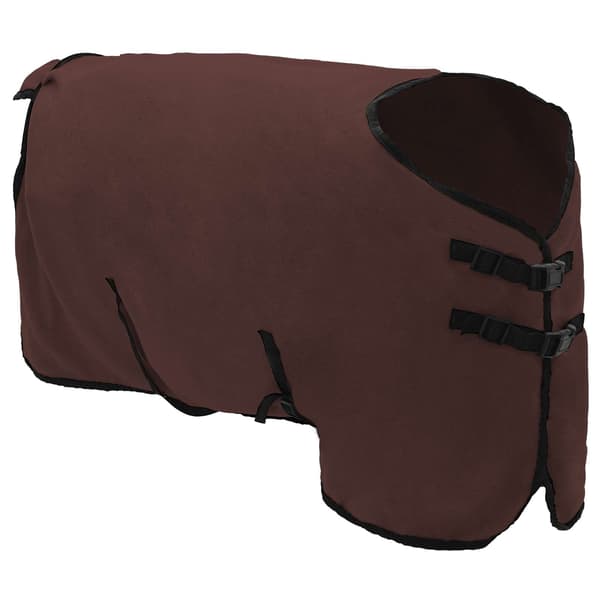 Hästdyna Full Mörk Brun 115 cm Polyester Fleece