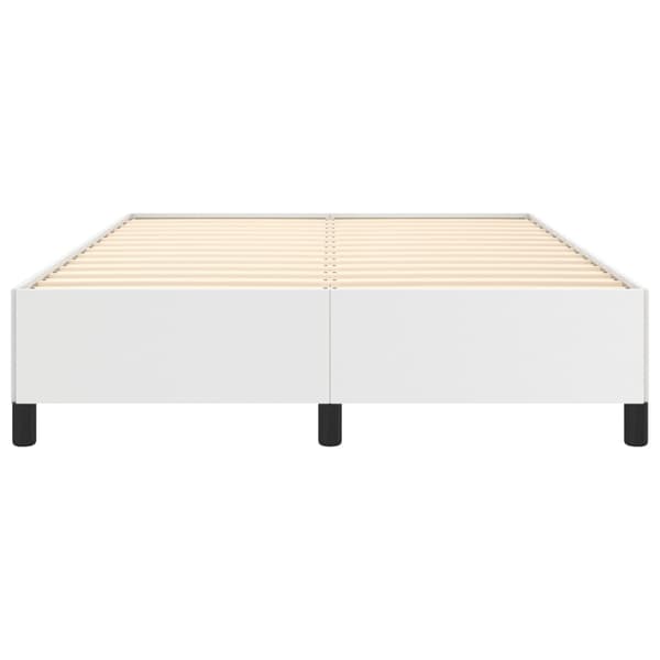 Sängram vit 140x190 cm konstläder