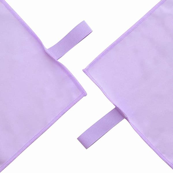Sporthandduk Set 3 pcs Lila Polyester och polyamid