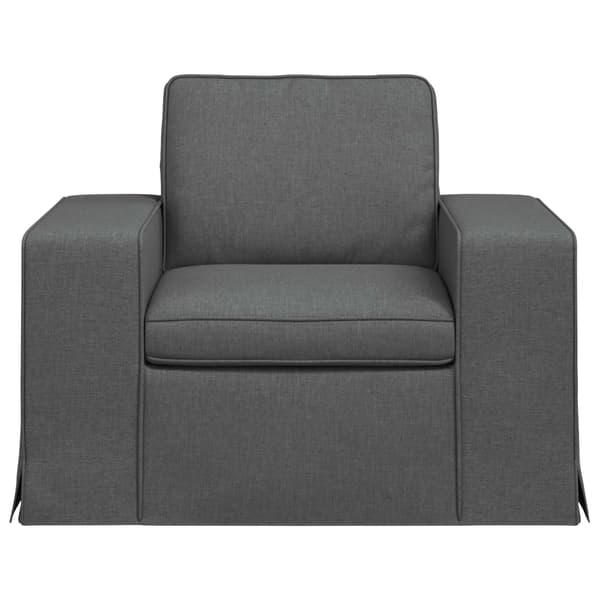 Soffa Mörkgrå 103 x 80 x 82 cm tyg