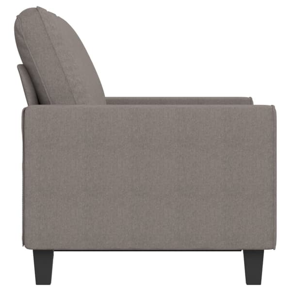 2-sitssoffa taupe 120 cm tyg