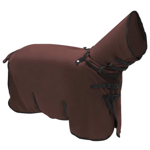 Hästdyna Full Mörk Brun 95 cm Polyester Fleece