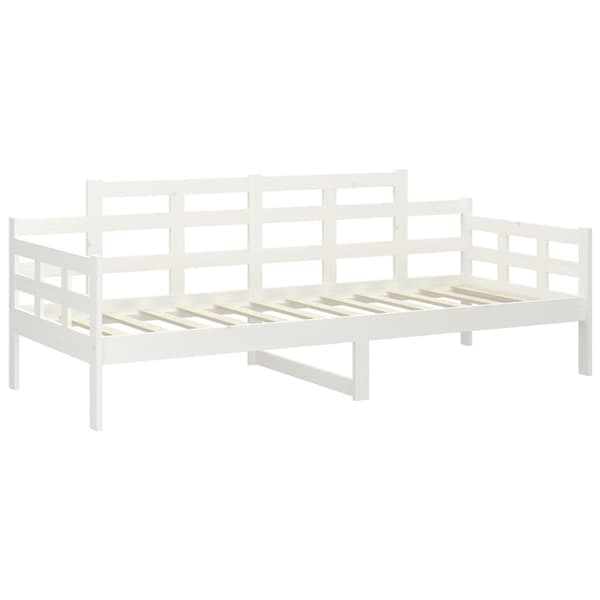 Dagbädd vit 80x200 cm massiv furu