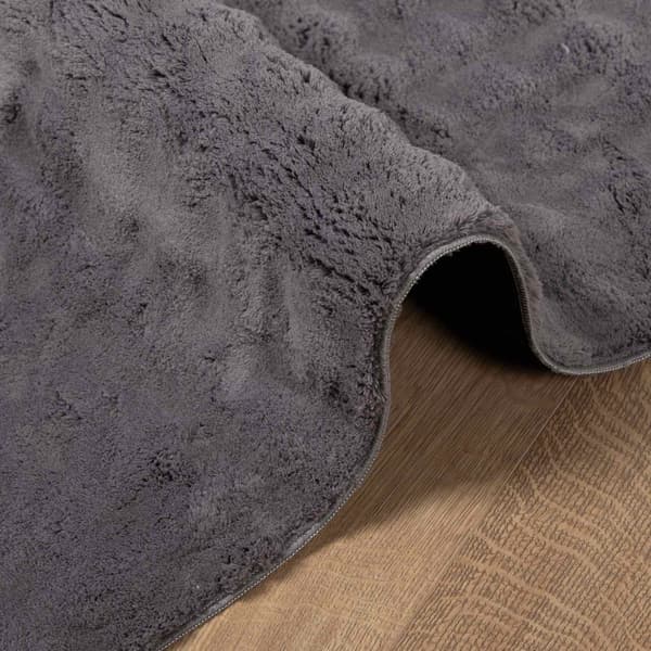 Områdesmattor Rektangulär SIROLO Antracit 340 x 240 cm