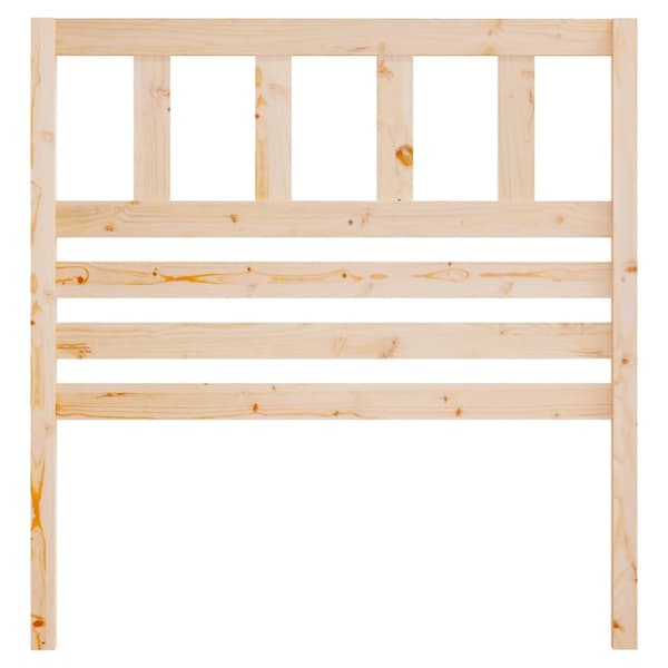 Sänggavel 81x4x100 cm massiv furu