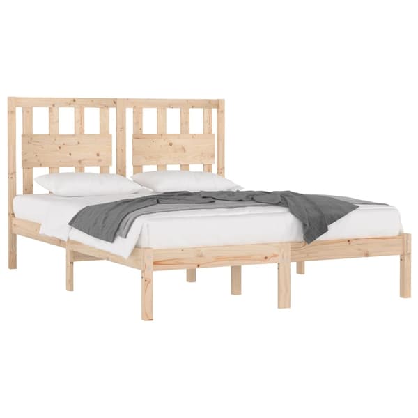 Sängram massiv furu 135x190 cm