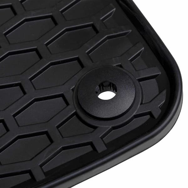 Bilmatta 2 pcs Svart Passar för VW CADDY 2020- Gummi