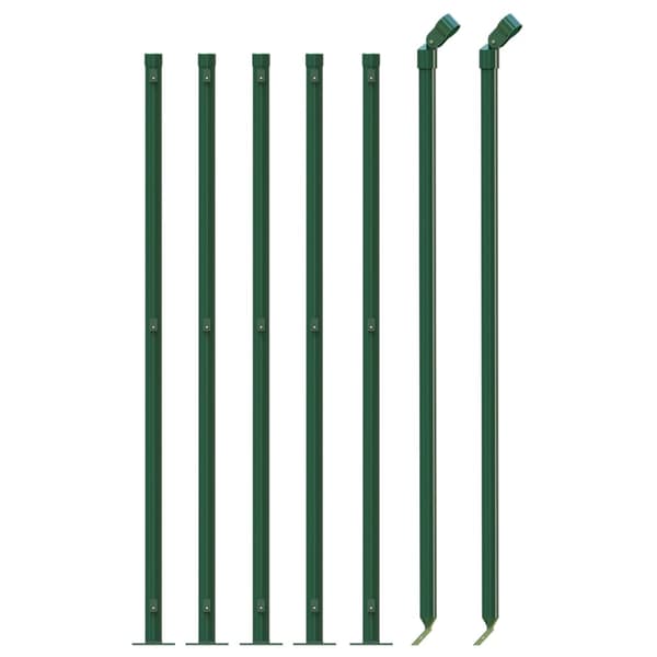 Stängsel med stolpsko grön 0,8x10 m