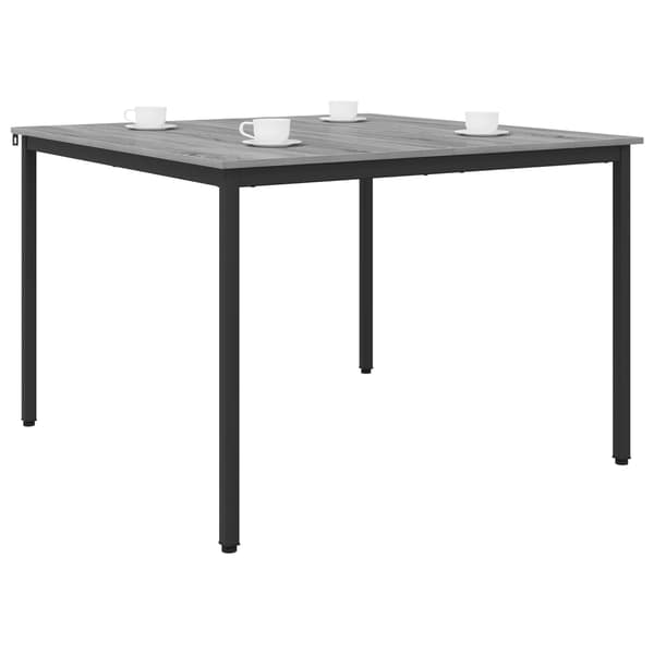Matbord 110 x 110 x 75 cm METALL Rektangulär