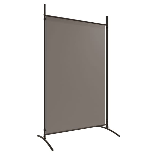 Rumsavdelare 3 paneler antracit 525x180 cm tyg