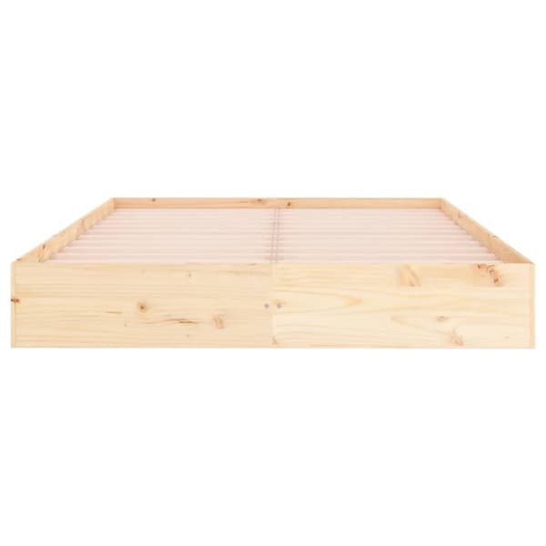 Sängram massivt trä 150x200 cm