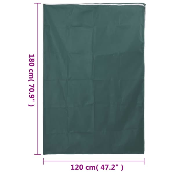 Fiberdukar med blixtlås 2 st 70 g/m² 1,2x1,8 m