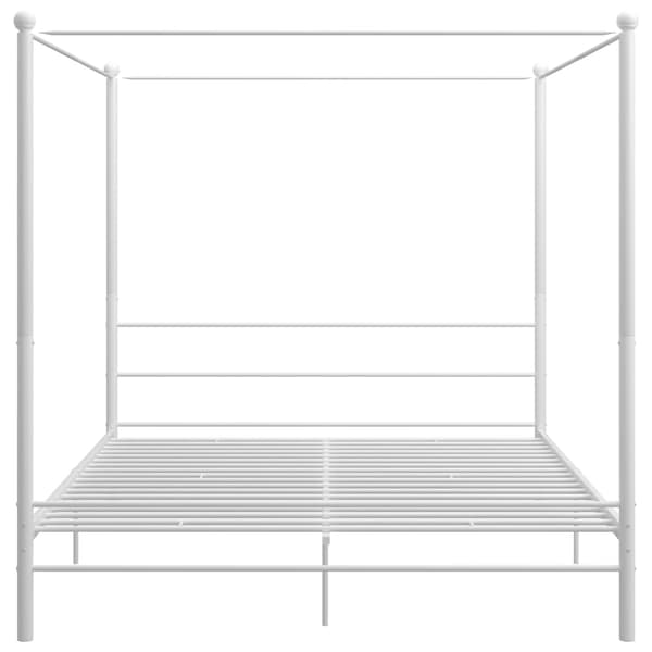 Himmelsäng vit metall 180x200 cm