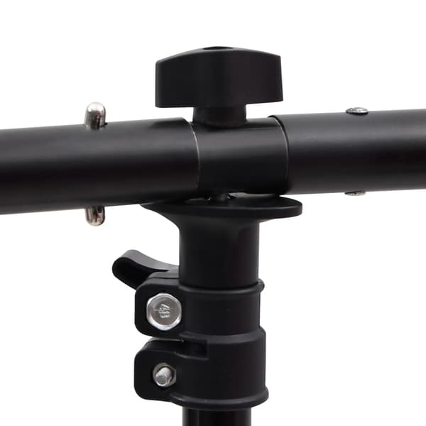 T-stativ svart 151x60x(70-200) cm