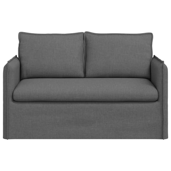 Soffa Mörkgrå 136 x 82 x 85 cm tyg