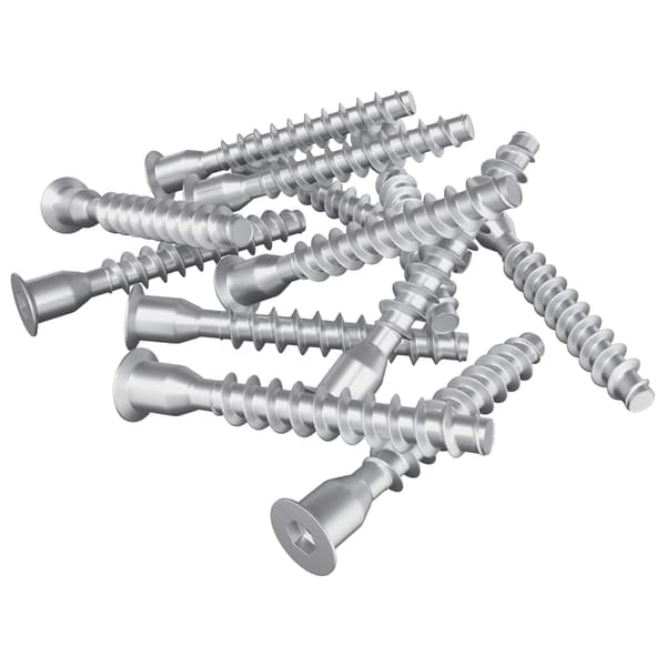 Konfirmationsskruvar 2500 pcs Silver Metall