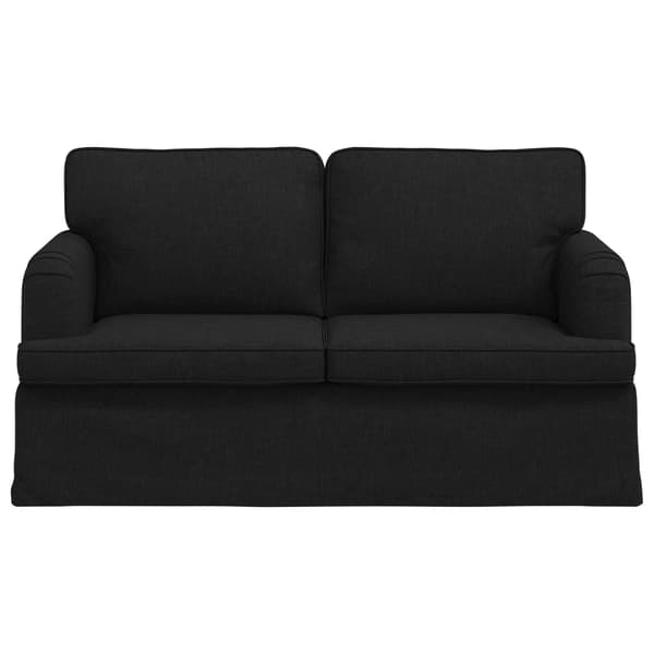Soffa Svart 144 x 80 x 85 cm tyg