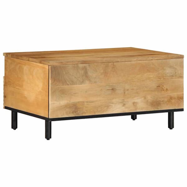 Soffbord brun 80x54x40 cm mango i massivt trä