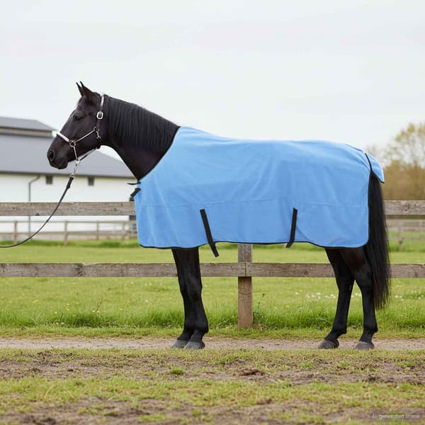 Hästdyna Full Aqua 155 cm Polyester Fleece