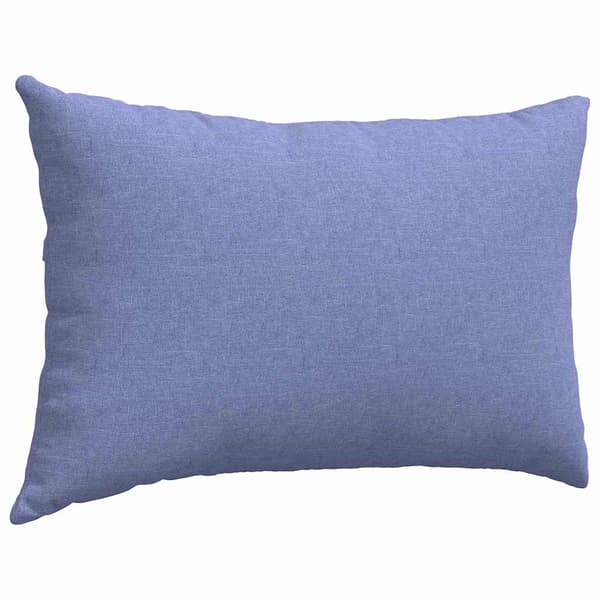 Sofakuddar 2 pcs Jeansblå 60 x 40 cm tyg