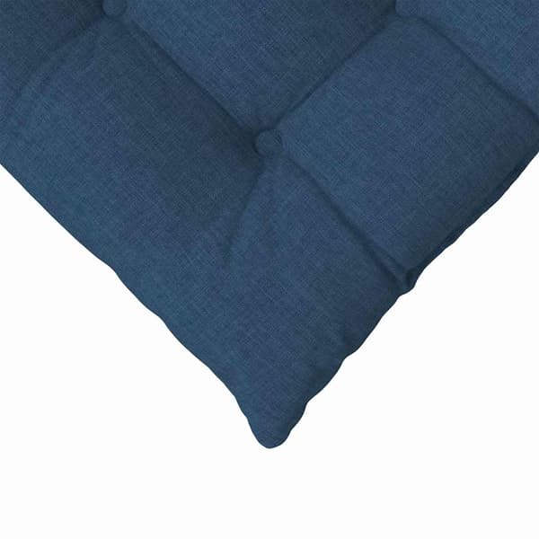 Sittkuddar 4 pcs Blå 40 x 40 x 6 cm tyg