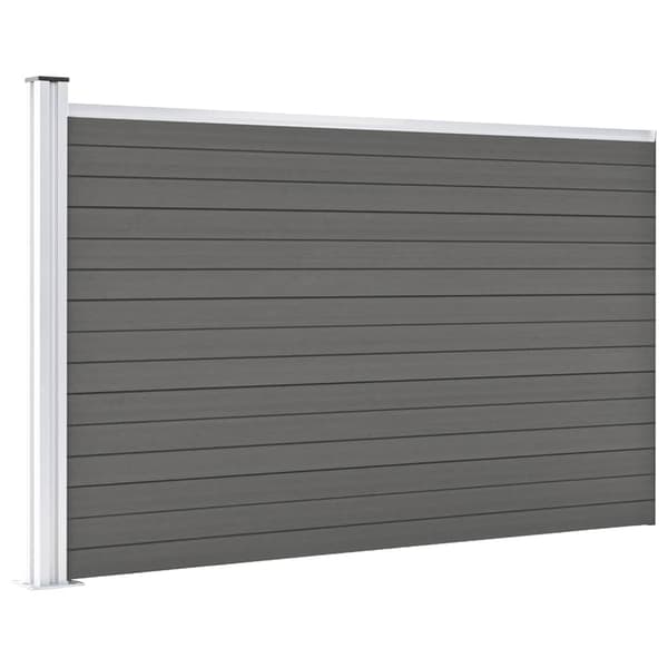 Staketpanel WPC 175x105 cm grå