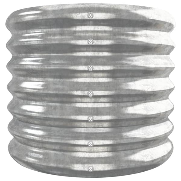 Odlingslåda galvaniserat stål 332x40x36 cm silver