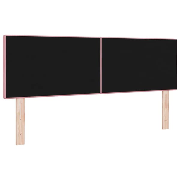 Huvudgavel Rosa 160 cm Sammet