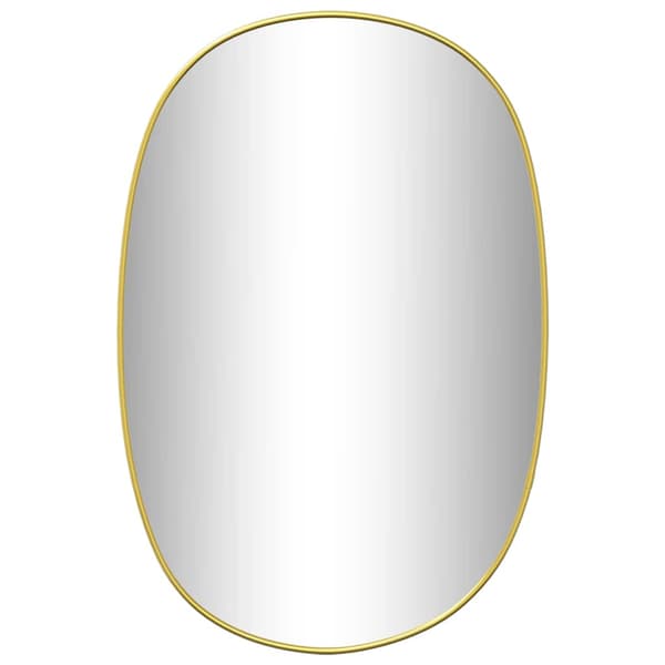 Väggspegel guld 50x35 cm