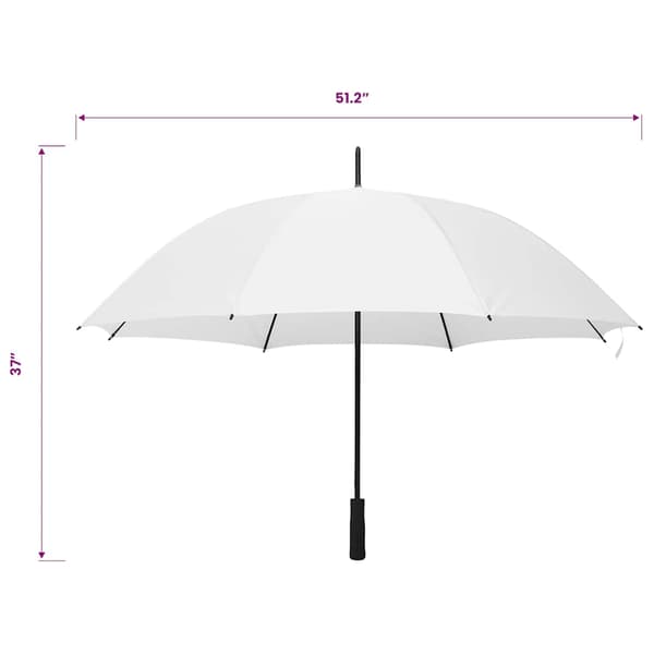 Paraply vit 130cm