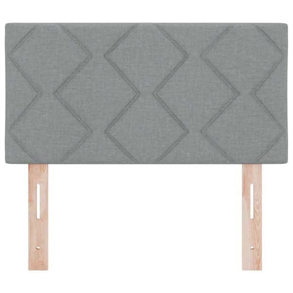 Huvudgavel Ljusgrå 80 cm tyg