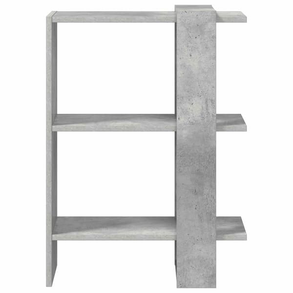 Hyllsystem Betonggrå 52 x 25 x 71,5 cm Konstruerat trä
