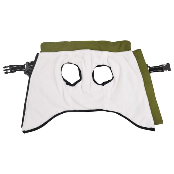 Hund Kappa Armégrön L32 Fleece och Polyester