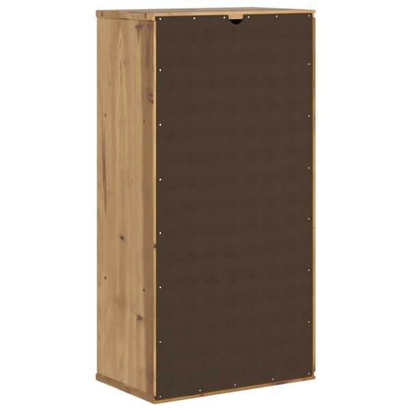 Sidoskåp ODDA 40x24x79 cm massivt trä furu