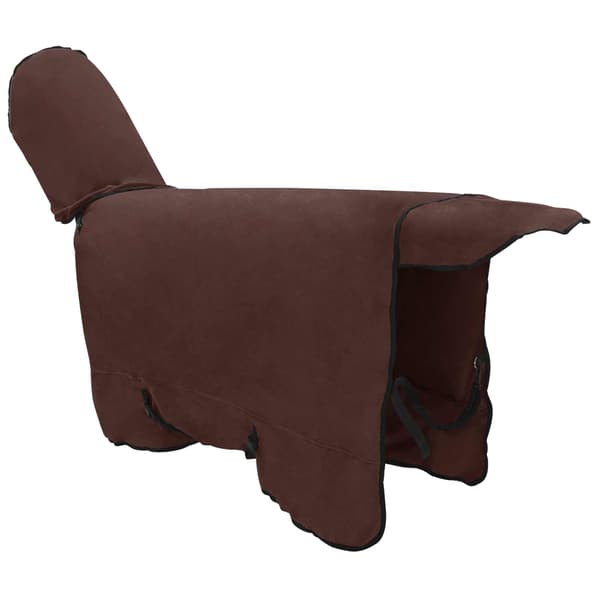 Hästdyna Full Mörk Brun 155 cm Polyester Fleece